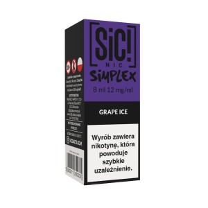 Liquid SIC! NIC 8ml 12mg Grape Ice – Simplex