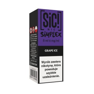 Liquid SIC! NIC 8ml 6mg Grape Ice – Simplex