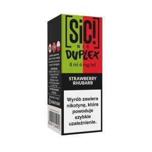 Liquid SIC! NIC 8ml 6mg Strawberry Rhubarb – Duplex