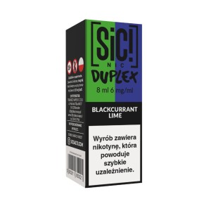 Liquid SIC! NIC 8ml 6mg Blackcurrant Lime – Duplex