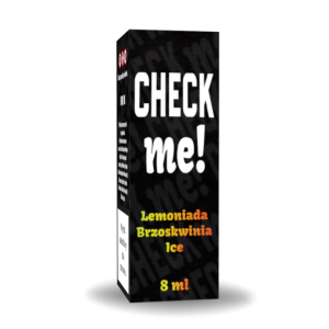 Longfill Aromat CHECK me! 8/10ml Lemoniada Brzoskwiniowa Ice
