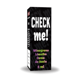 Longfill Aromat CHECK me! 8/10ml Winogron Limetka Guma Do Żucia