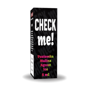 Longfill Aromat CHECK me! 8/10ml Poziomka Malina Agrest Ice