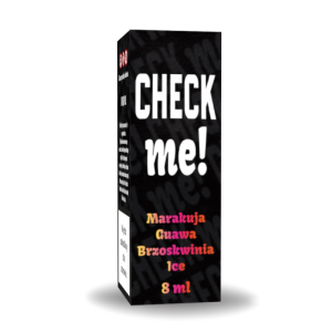 Longfill Aromat CHECK me! 8/10ml Marakuja Guawa Brzoskwinia Ice