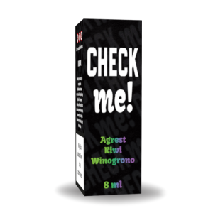 Longfill Aromat CHECK me! 8/10ml Agrest Kiwi Winogrono