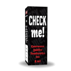 Longfill Aromat CHECK me! 8/10ml Czerwone Jabłko Truskawka Ice