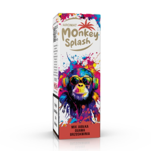 Longfill Aromat Monkey Splash 8/10ml Mix Jabłko Guawa Brzoskwinia
