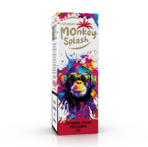 Longfill Aromat Monkey Splash 8/10ml Czerwone Jabłko Truskawka Ice