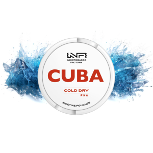 Woreczki nikotynowe CUBA WHITE 16mg – Cold Dry Snus AKCYZA