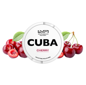 Woreczki nikotynowe CUBA WHITE 16mg – Cherry Snus AKCYZA