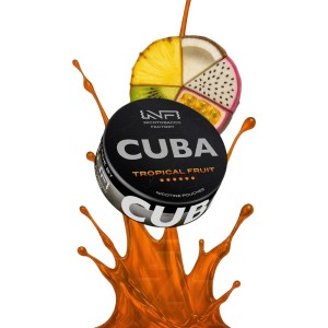Woreczki nikotynowe CUBA BLACK 19,9mg – Tropical Fruit Snus AKCYZA