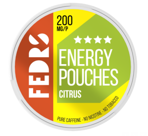 Woreczki kofeinowe FEDRS ENERGY Pouches Citrus 200mg Snus