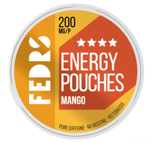 Woreczki kofeinowe FEDRS ENERGY Pouches Mango 200mg Snus