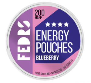 Woreczki kofeinowe FEDRS ENERGY Pouches Blueberry 200mg Snus