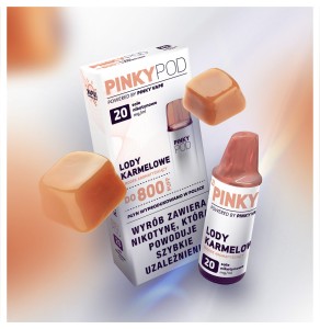 Náplň do karamelovej zmrzliny Pinky Pod